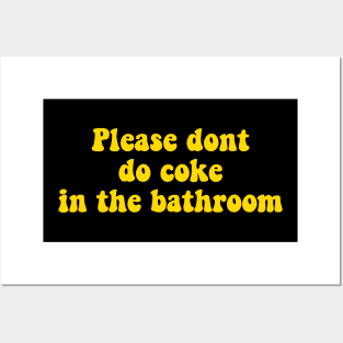 Coke meme yellow Posters and Art
